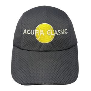 Acura Classic Strapback Hat Gray One Size Adjustable Embroidered HG